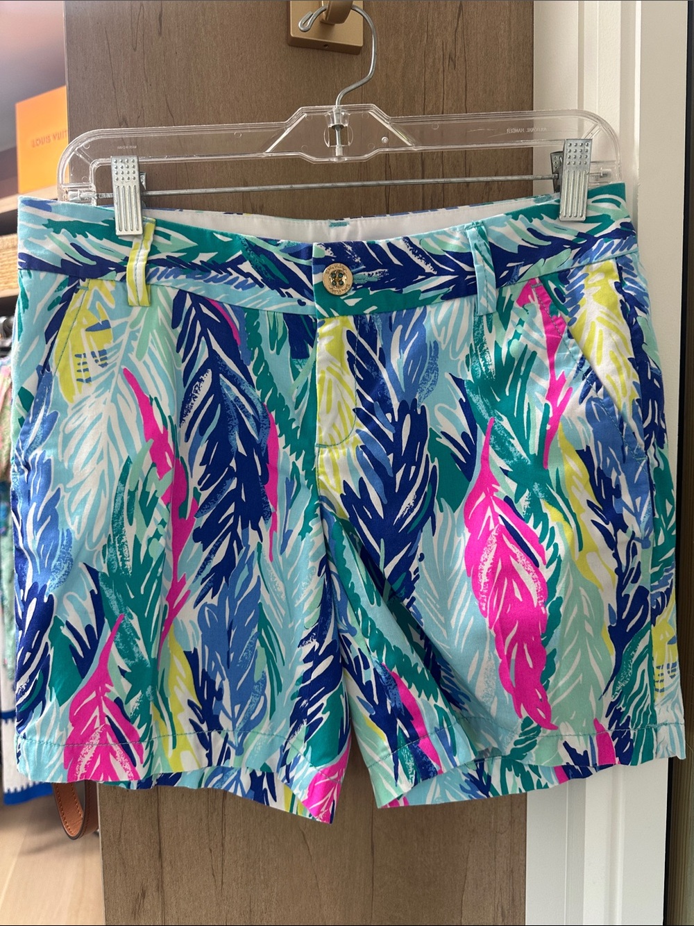 Lilly Pulitzer The Jane Shorts Blue, Teal & Pink
